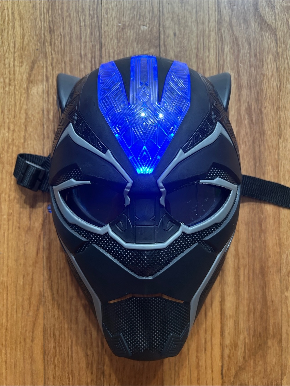 Marvel Avengers Black Panther Vibranium Electronic Light-up F/X Mask New Hasbro